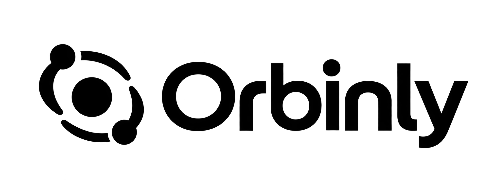 Orbinly wordmark, light background